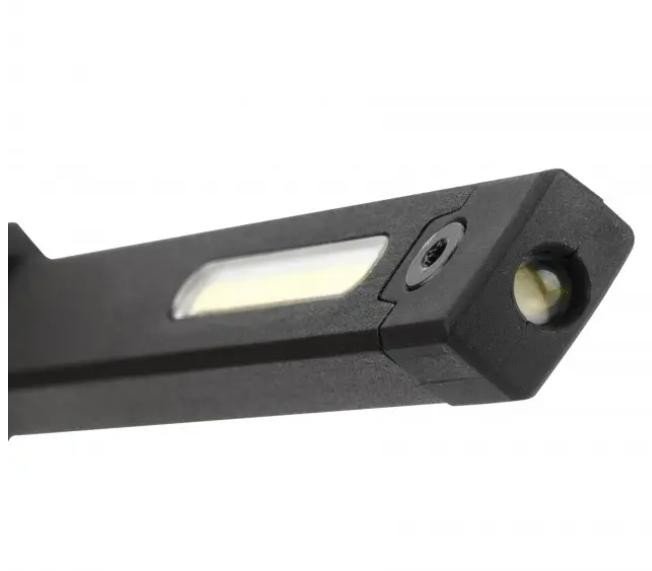 ROOKS sulankstomas COB SUPER SLIM 3in1 tušinuko formos žibintuvėlis, 100 lm – nuotrauka 3