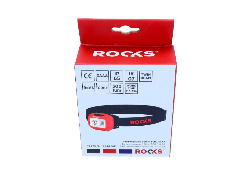 ROOKS ECO priekinis žibintuvėlis, 300 lm, 3xAAA – nuotrauka 4
