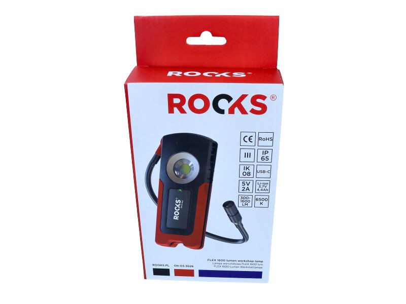 ROOKS FLEX dirbtuvių lempa 1500 lm – nuotrauka 4