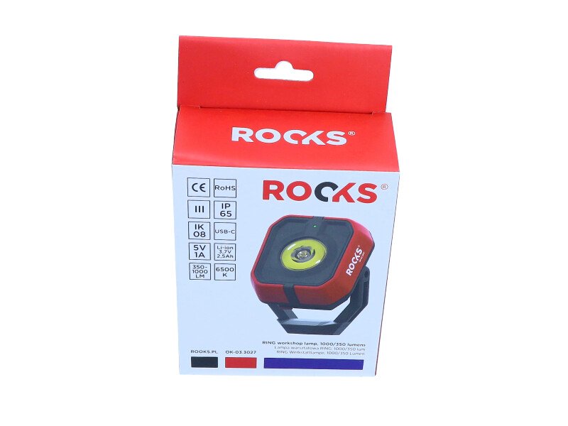 ROOKS RING 2 darbo lempa, 1000/350 lm, FLEX – nuotrauka 4