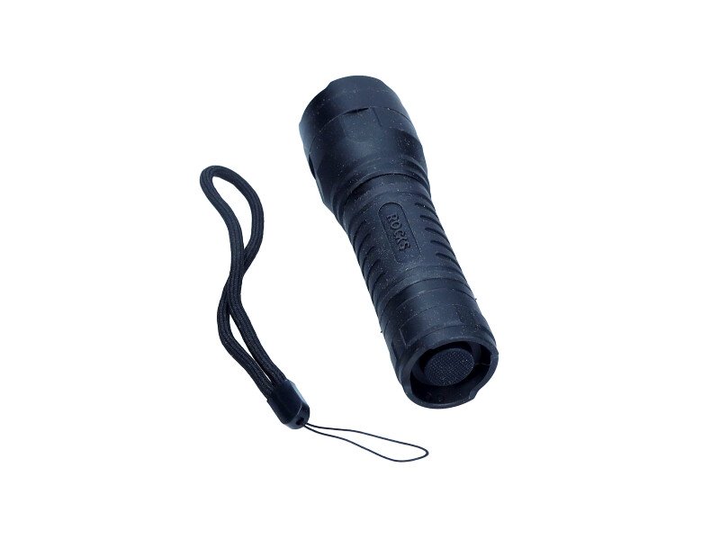 ROOKS ALU-POWER-GRIP žibintuvėlis, 700 lm, ZOOM, 4xAAA – nuotrauka 2