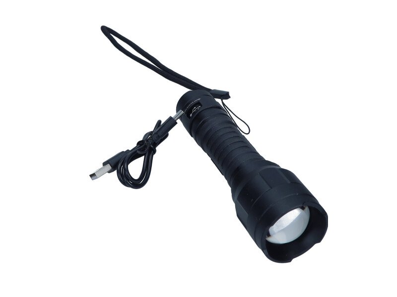 ROOKS ALU-POWER-GRIP žibintuvėlis, 1100 lm, ZOOM, ličio 2600 mAh – nuotrauka 2
