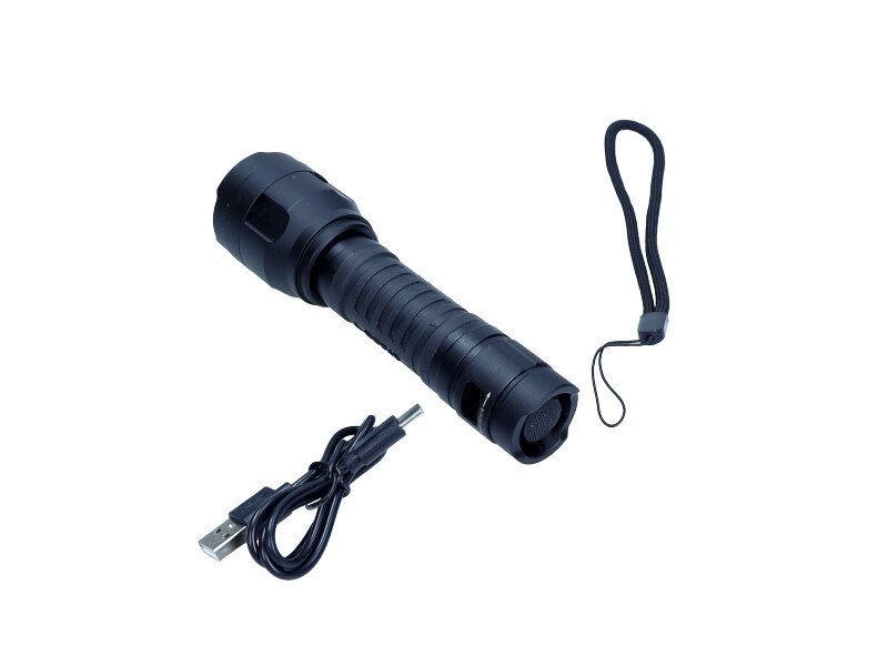 ROOKS ALU-POWER-GRIP žibintuvėlis, 1100 lm, ZOOM, ličio 2600 mAh – nuotrauka 3