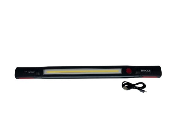 ROOKS dirbtuvių lempa su magnetu iš dviejų pusių, 1200 lm, Li-ion 3,7V, 4000 mAh