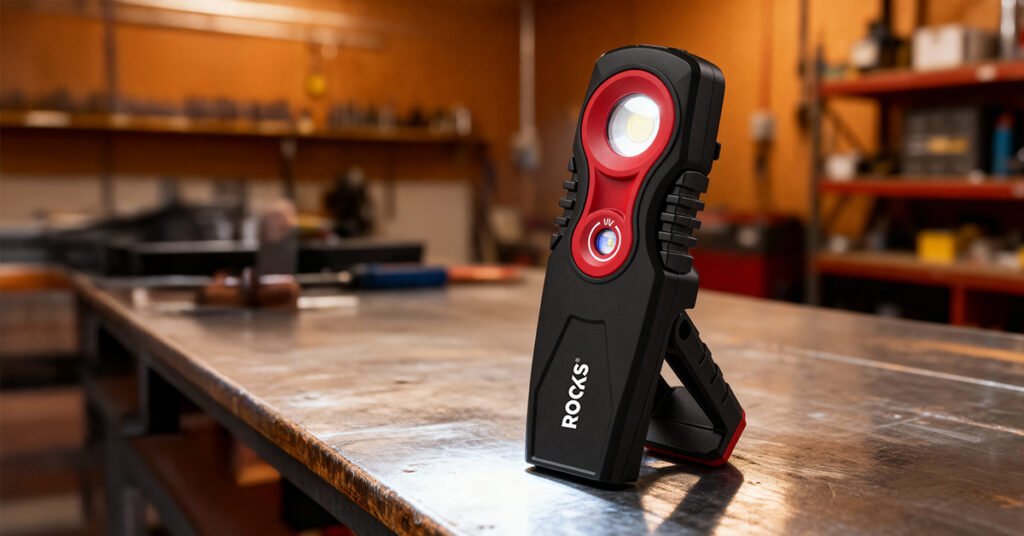 ROOKS darbinis žibintuvėlis B1 UV 1200 lm, 2600 mAh – nuotrauka 7
