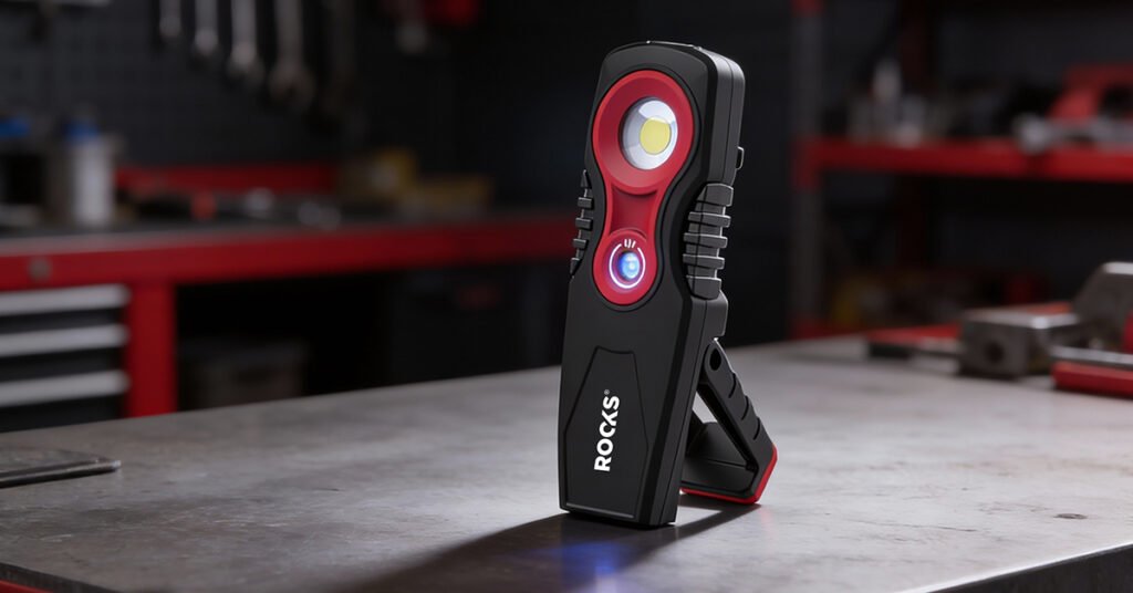 ROOKS darbinis žibintuvėlis B1 UV 1200 lm, 2600 mAh – nuotrauka 8