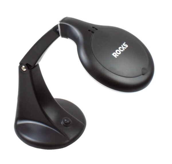 ROOKS darbo lupa OK-06.0361, x3–x12 padidinimas, su LED apšvietimu