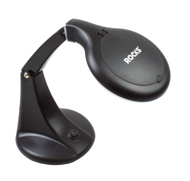 ROOKS darbo lupa OK-06.0361, x3–x12 padidinimas, su LED apšvietimu