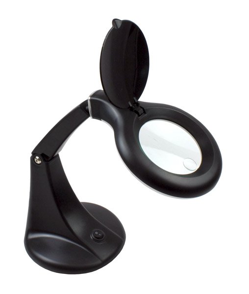 ROOKS darbo lupa OK-06.0361, x3–x12 padidinimas, su LED apšvietimu – nuotrauka 2