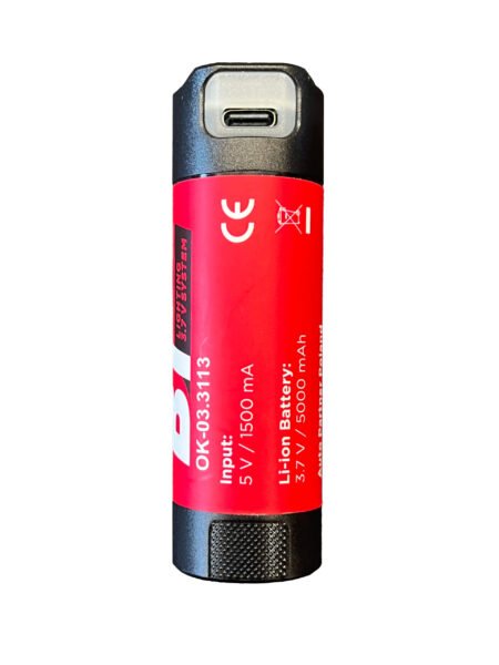 ROOKS akumuliatorius B2, Li-Po 3,7V, 5000 mAh, skirtas lempai OK-03.3106
