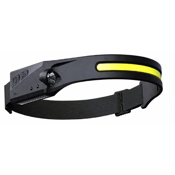 Žibintuvėlis ant galvos COB + SMD LED 300 lm su judesio jutikliu, įkraunamas